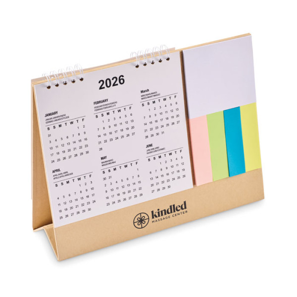 CALENDOO - Tischkalender mit Memoblock