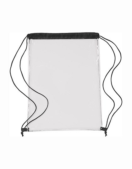 L-merch - Transparent PVC Drawstring Backpack