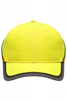 Neon-yellow/neon-orange (ca. Pantone 809C
804C)